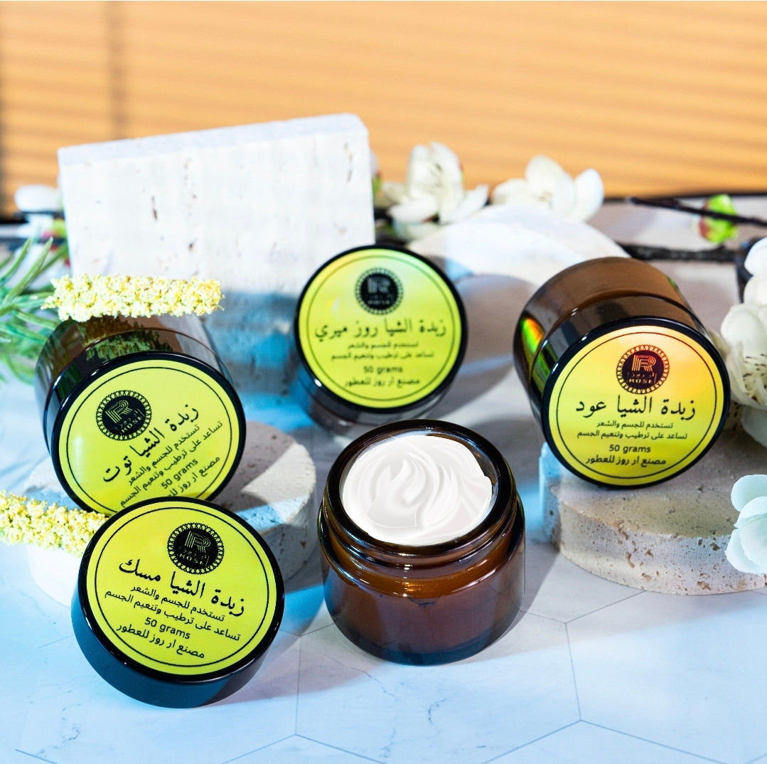 Shea butter with aromatic scents